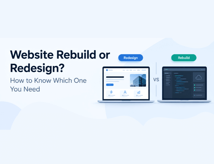 Website Rebuild or Redesign? How to Know Which One You Need